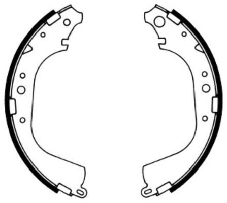 ABE Brake Shoe Set Article number: C02039ABE cheaply