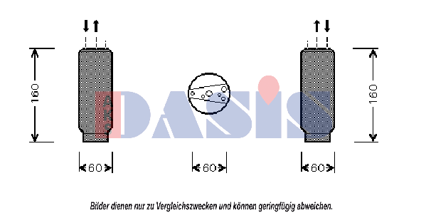 AKS DASIS Secador, ar condicionado Número de artigo: 801860N baixo custo