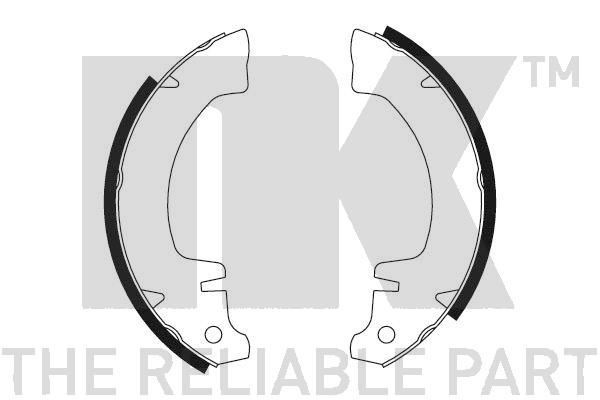 NK Brake Shoe Set Article number: 2739237 cheaply