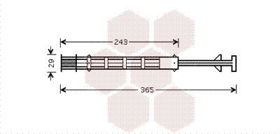 VAN WEZEL Secador, ar condicionado Número de artigo: 0900D247 baixo custo