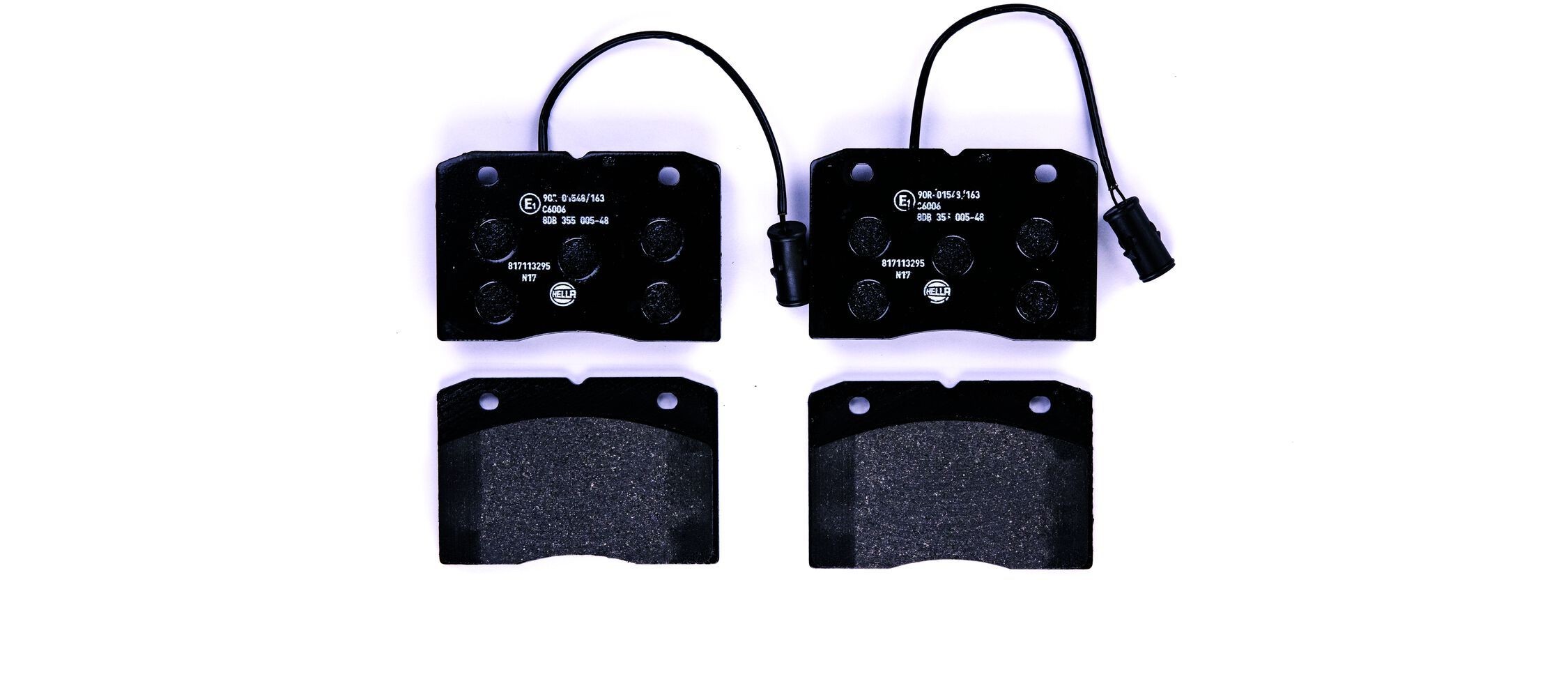 HELLA Brake pad set Article number: 8DB 355 005-481 cheaply