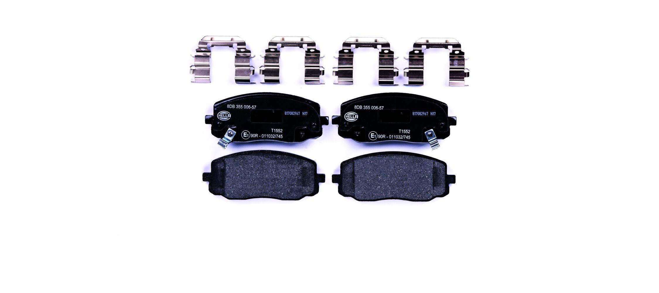 HELLA 8DB 355 006-571 Bremsbeläge