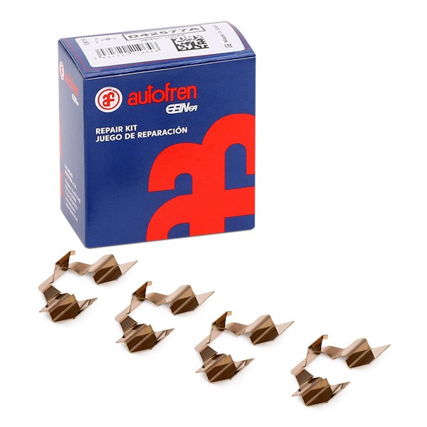 AUTOFREN SEINSA D42577A Zubehörsatz, Scheibenbremsbelag MEGANE 1.6 16V 112 PS Benzin 2010