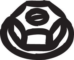 BOSAL 258-038 Mutter, väljalaskekollektor MONDEO 1.8 i 16V 115 HP Bensiin 1996