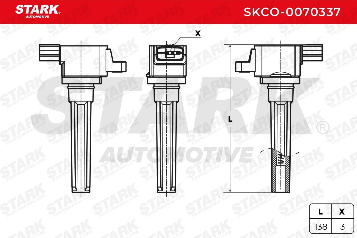 STARK Bobine d'allumage numéro de l'article: SKCO-0070337 à bon prix