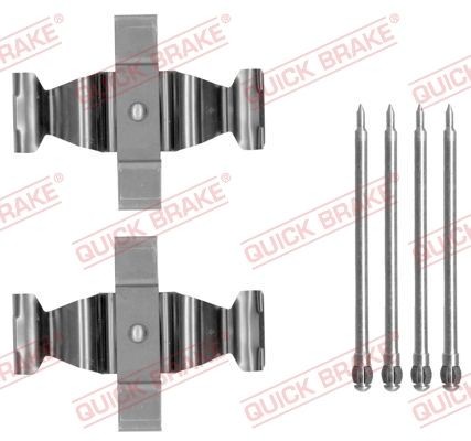 QUICK BRAKE 109-1803 Kit d'accessoires, plaquette de frein à disque Classe E E 220 CDI 2.2 (211.006) 150 CH Diesel 2009