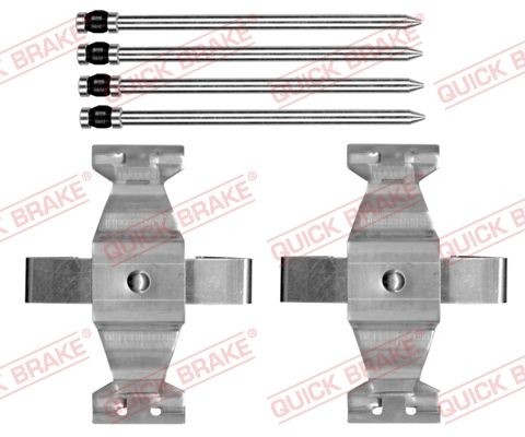 QUICK BRAKE 109-1804 Kit d'accessoires, plaquette de frein à disque Classe E E 220 CDI 2.2 (211.006) 150 CH Diesel 2009