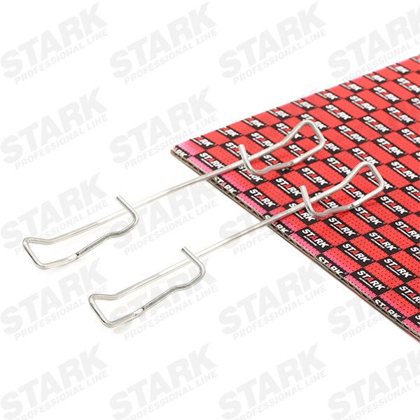 STARK SKAK-11220185 Zubehörsatz, Scheibenbremsbelag MEGANE 1.6 16V 112 PS Benzin 2010