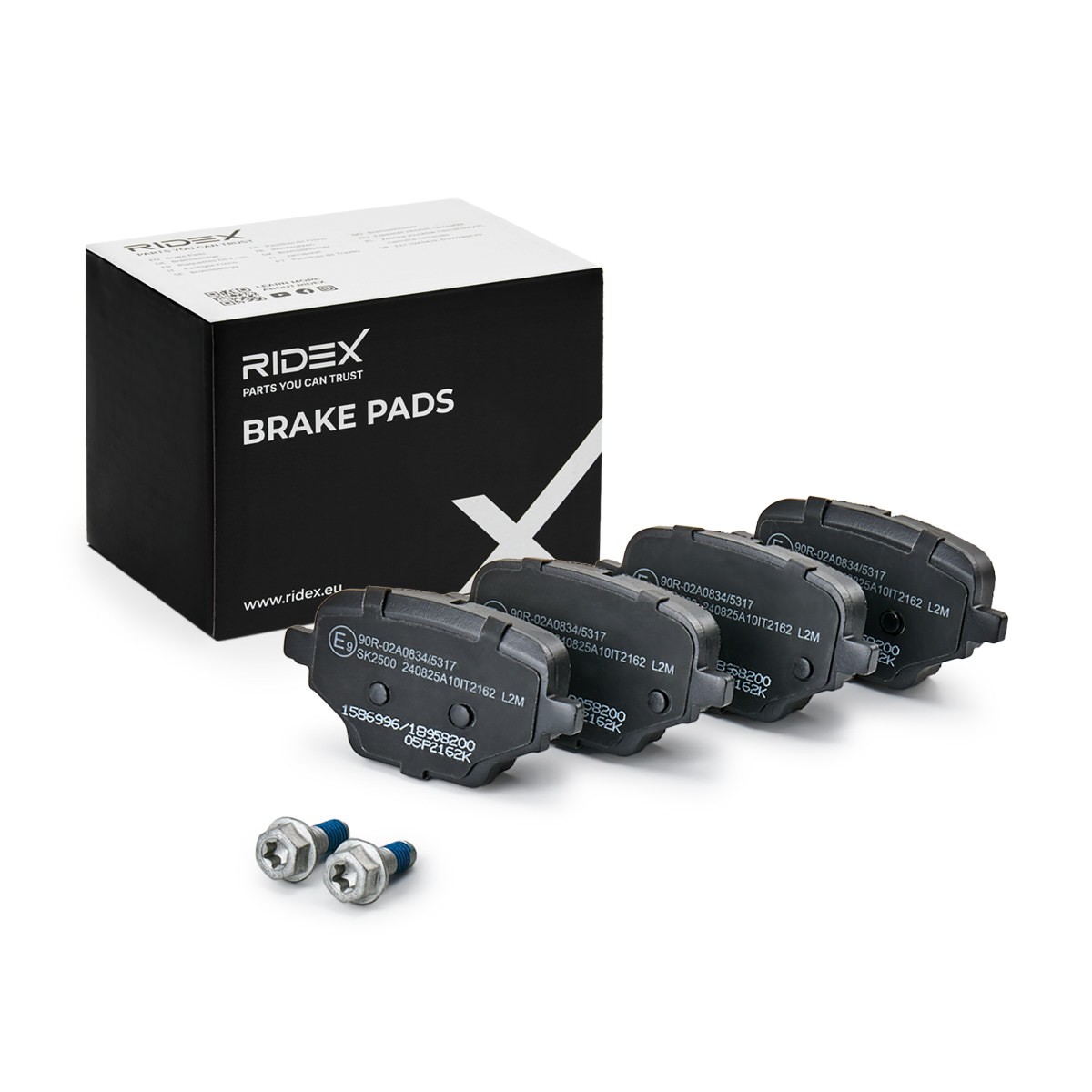 RIDEX Stabdžių kaladėlės prekės numeris: 402B1960 nebrangu