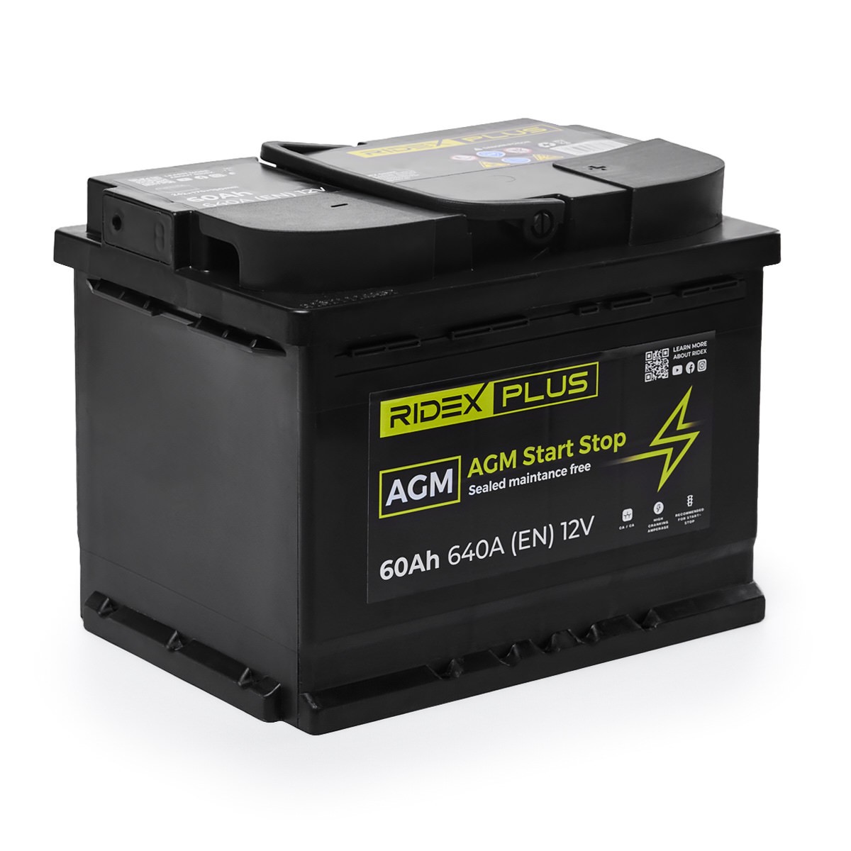 RIDEX PLUS Starterbatteri Varenummer: 1S0037P billige