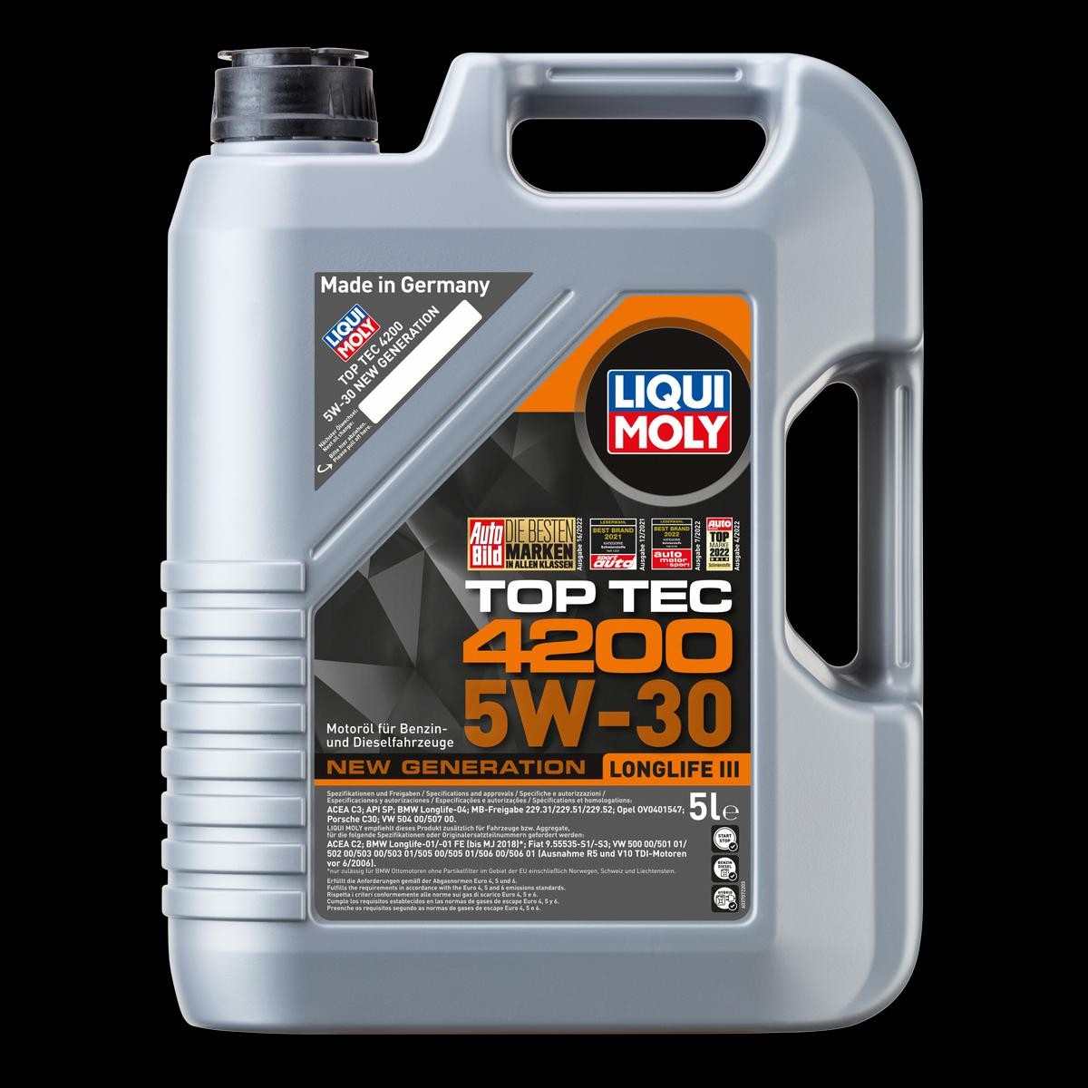 LIQUI MOLY Top Tec, 4200 3707 Motoröl