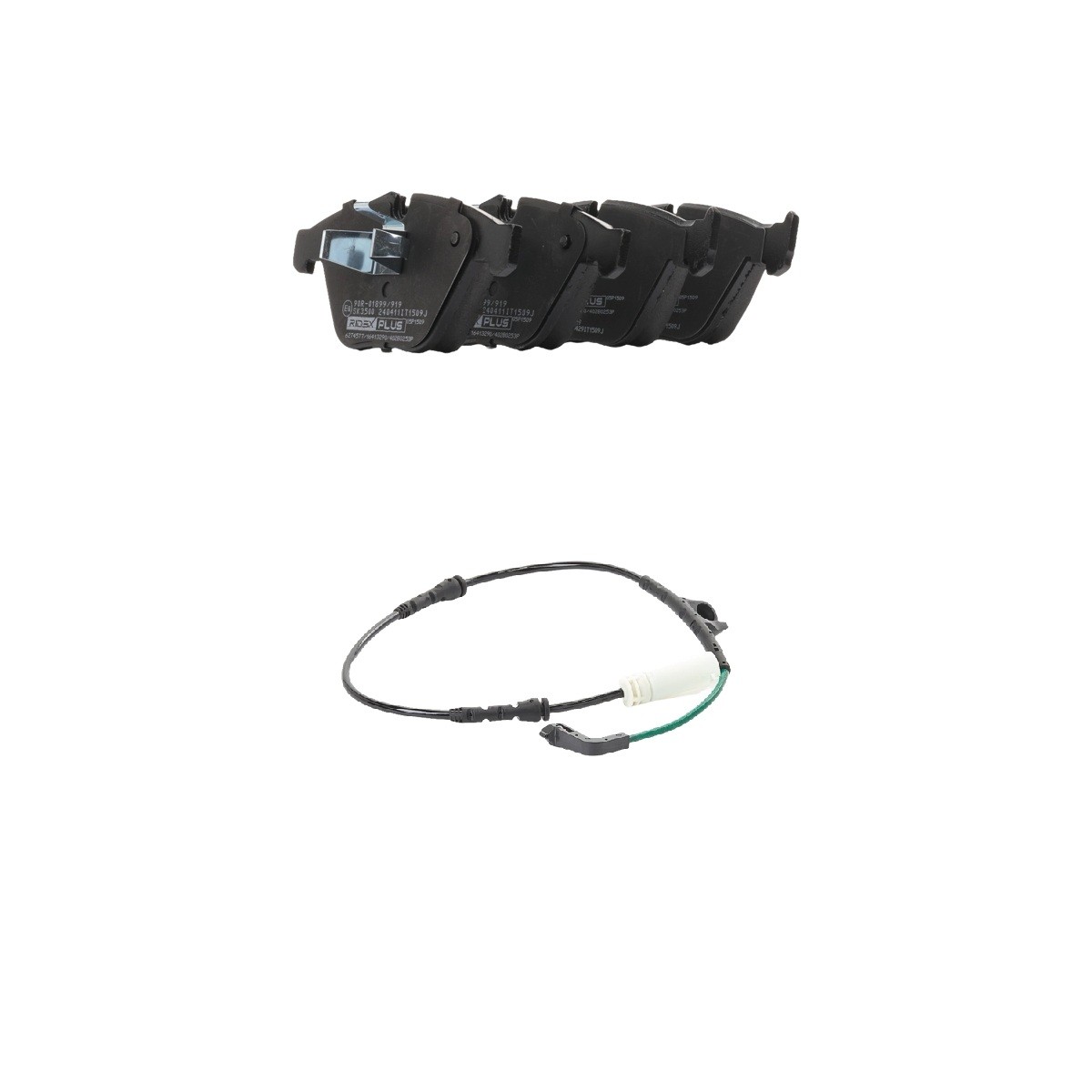 RIDEX PLUS Stabdžių kaladėlės prekės numeris: 402B1795P nebrangu