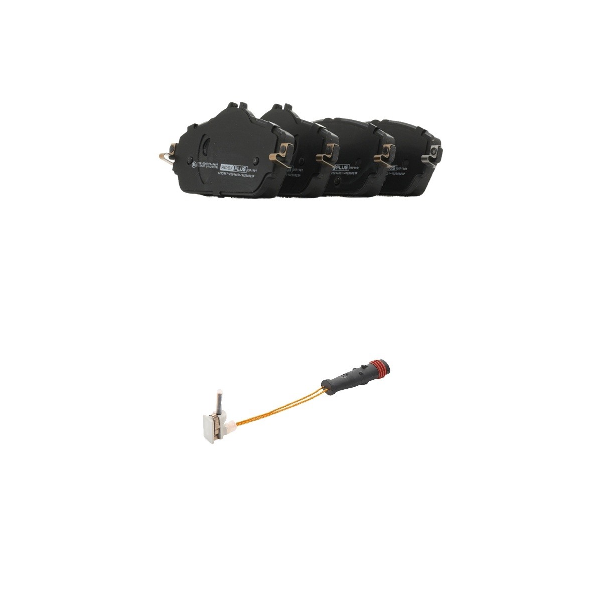 RIDEX PLUS Stabdžių kaladėlės prekės numeris: 402B1798P nebrangu