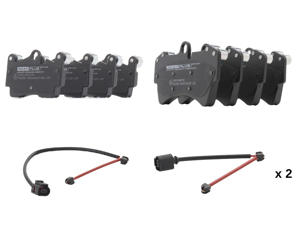 RIDEX PLUS Remblokken Artikel nummer: 402B1764P voordelig