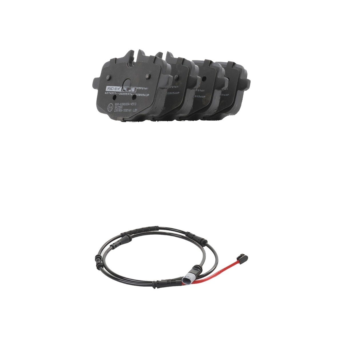 RIDEX PLUS Stabdžių kaladėlės prekės numeris: 402B2344P nebrangu