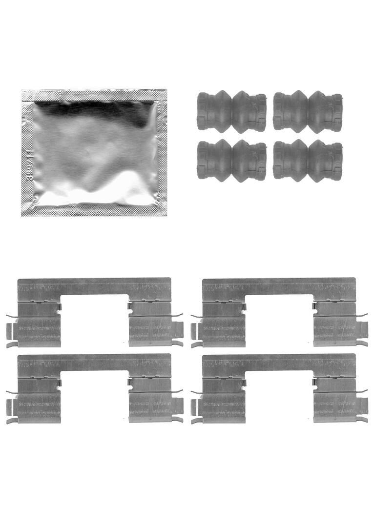 JURID FBA735 Zubehörsatz, Scheibenbremsbelag