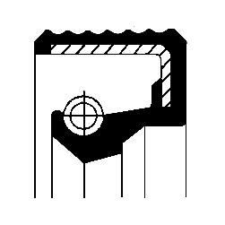 CORTECO Pierscień uszczelniający wału, wał skrzyni biegów Numer artykułu: 01016881B niedrogo