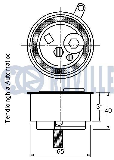 RUVILLE 6986 Radlagersatz