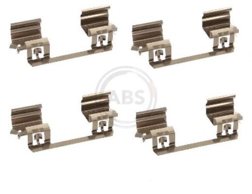 A.B.S. 1234Q Kit d'accessoires, plaquette de frein à disque Classe E E 220 CDI 2.2 (211.006) 150 CH Diesel 2009