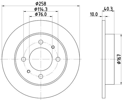 HELLA Cilindro de freno de rueda Número de artículo: 8AW 355 530-351 a buen precio