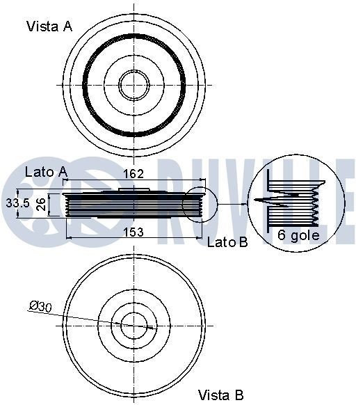 RUVILLE Bras de suspension UGS: 938100 à peu de frais