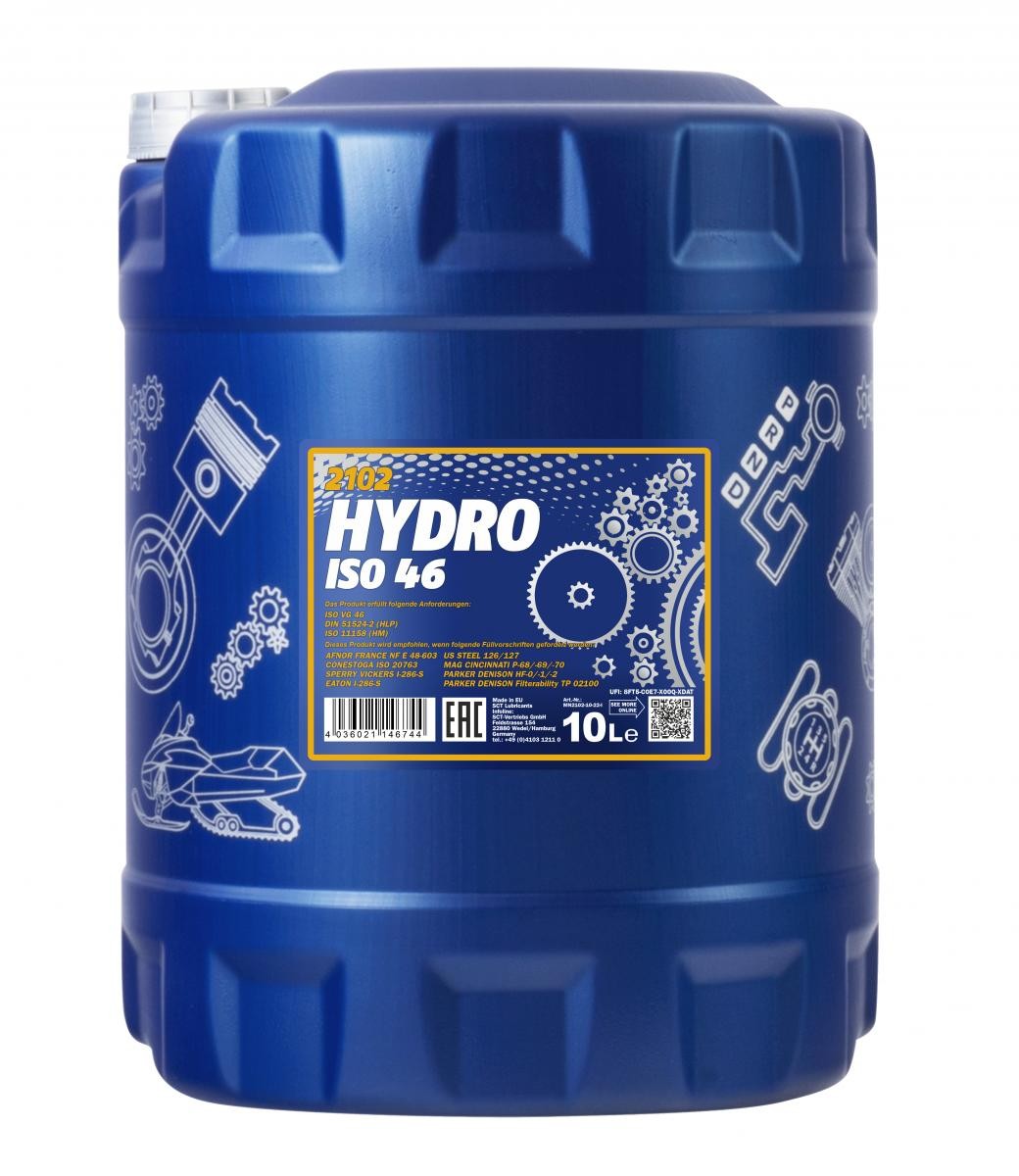MANNOL Huile pour hydraulique central HYDRO ISO 46 UGS: MN2102-10 à peu de frais