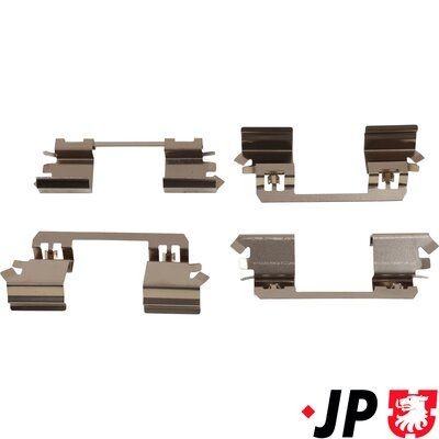 JP GROUP 1364003510 Kit d'accessoires, plaquette de frein à disque Classe E E 280 CDI 3.0 (211.020) 190 CH Diesel 2009