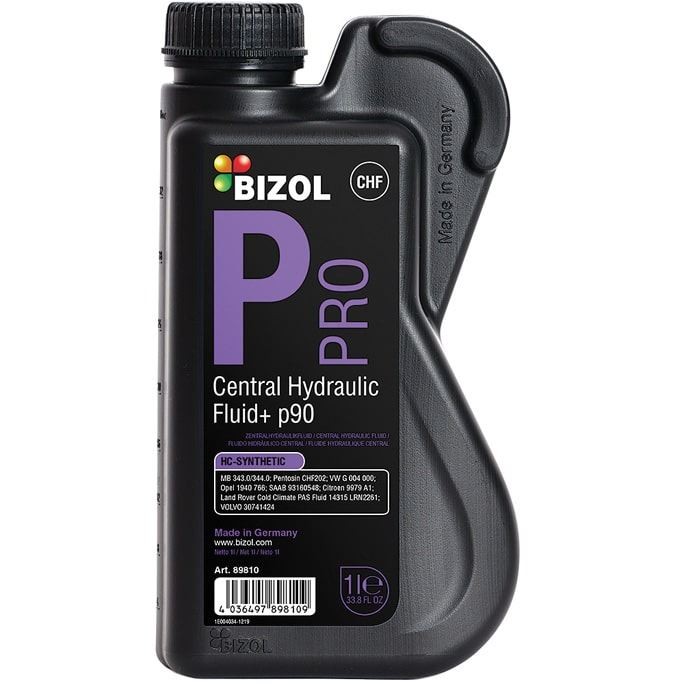 BIZOL Huile pour hydraulique central Pro Central, Hydraulic Fluid+ p90 UGS: 89810 à peu de frais