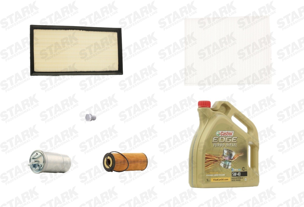 STARK SKTOP-7260146 Ölwechsel-Set mit Motoröl