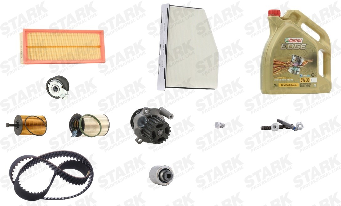 STARK SKTOP-7260153 Ölwechsel-Set mit Motoröl