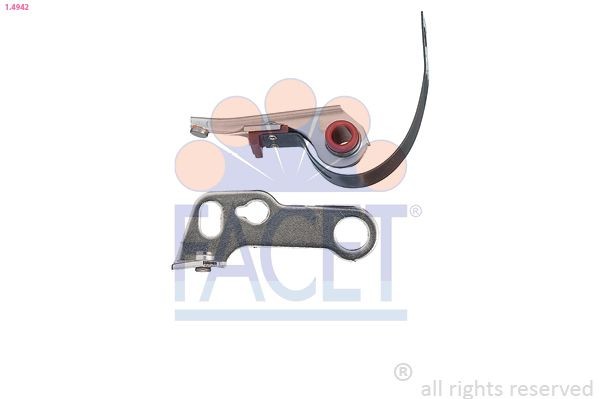 FACET 1.4942 Kontaktsatz, Zündverteiler PANDA 1.0 48 PS Benzin 2004