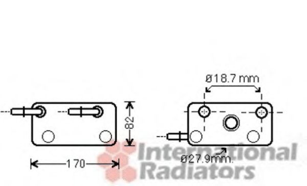 VAN WEZEL Radiateur d'huile de boite de vitesse automatique UGS: 06003347 à peu de frais