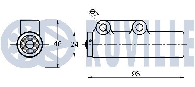 RUVILLE 5597350 Rollensatz, Zahnriemen