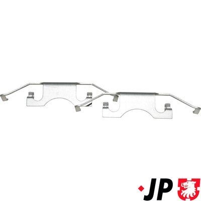 JP GROUP 1363750310 Kit d'accessoires, plaquette de frein à disque Classe E E 280 CDI 3.0 (211.020) 190 CH Diesel 2009