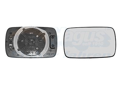 VAN WEZEL Speilglass, ytterspeil artikkelnummer: 0620838 billig