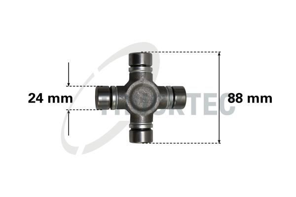 TRUCKTEC AUTOMOTIVE Połączenie, wał wzdłużny Numer artykułu: 02.34.042 niedrogo
