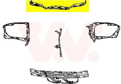 VAN WEZEL Front kledning artikkelnummer: 3024663 billig