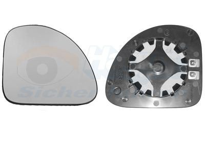 VAN WEZEL Spejlglas, udvendig spejl Varenummer: 1640837 billige