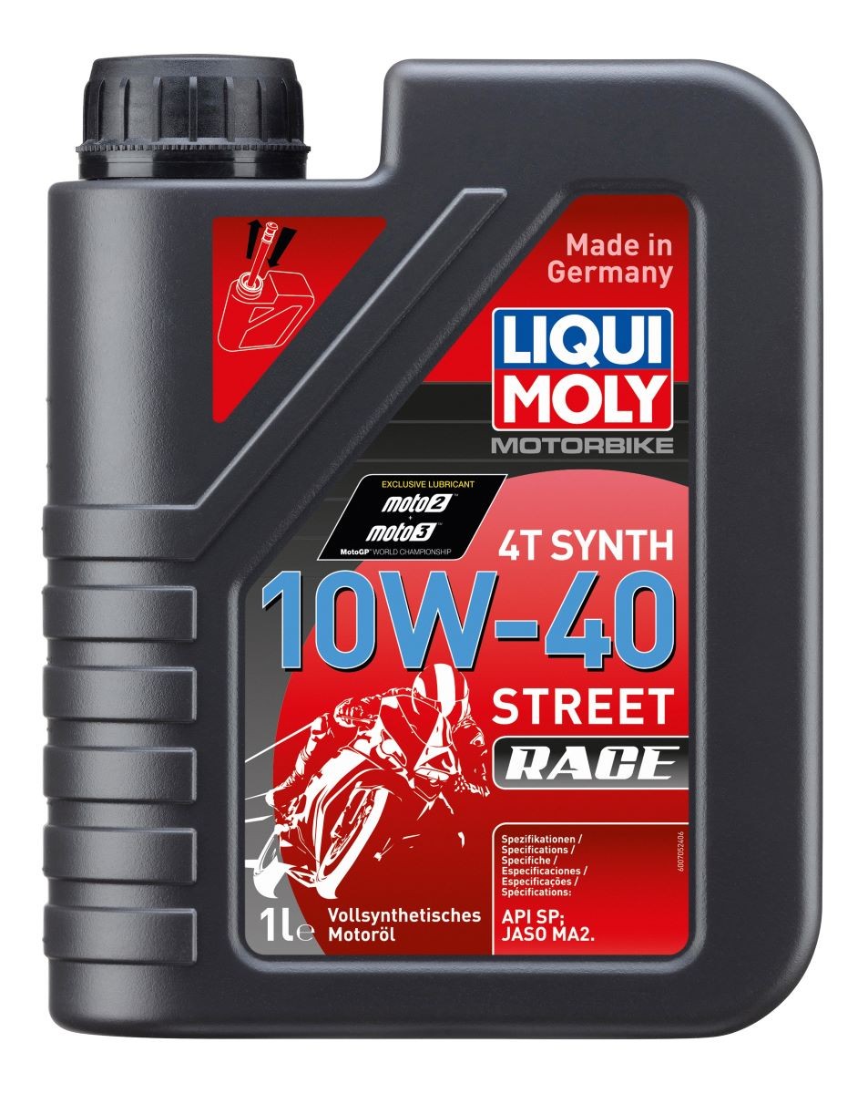 LIQUI MOLY Mootoriõli Motorbike, 4T Synth Street Race Artikli number: 20753 soodsalt