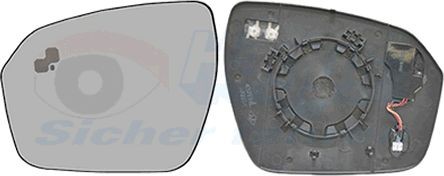 VAN WEZEL Spejlglas, udvendig spejl Varenummer: 0251835 billige