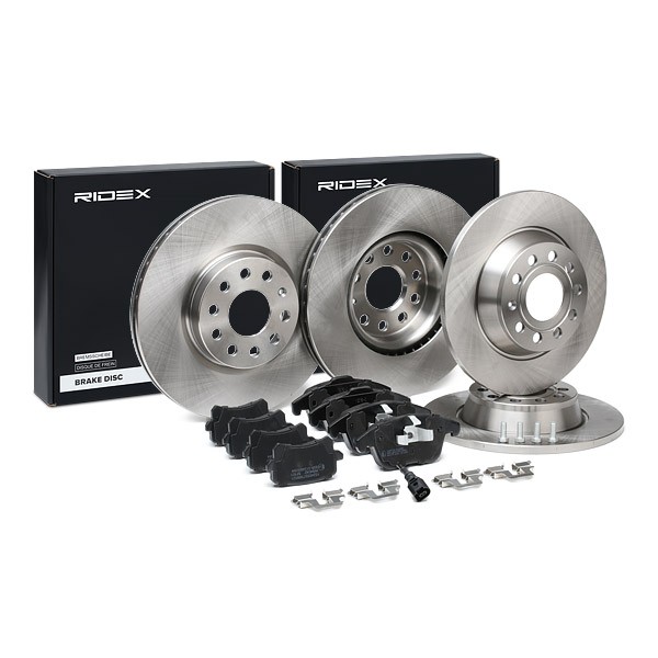 RIDEX Brake discs and pads set Article number: 3405B1642 cheaply