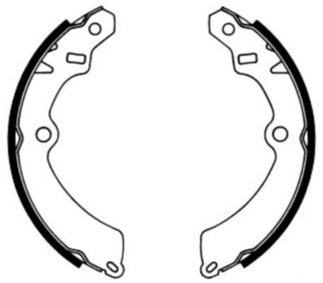 ABE Brake Shoe Set Article number: C08012ABE cheaply