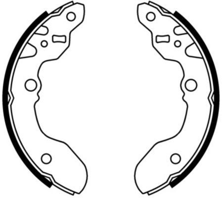ABE Brake Shoe Set Article number: C08015ABE cheaply