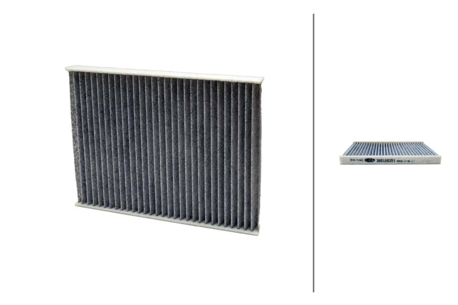 HELLA Filtro, ar do habitáculo Número de artigo: 8ZC 366 120-351 baixo custo