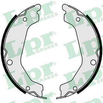 LPR Stabdžių trinkelių komplektas, stovėjimo stabdis prekės numeris: 01077 nebrangu