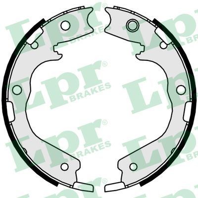 LPR Handbrake shoes Article number: 01078 cheaply