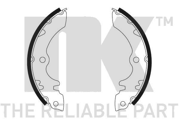 NK Brake Shoe Set Article number: 2752433 cheaply