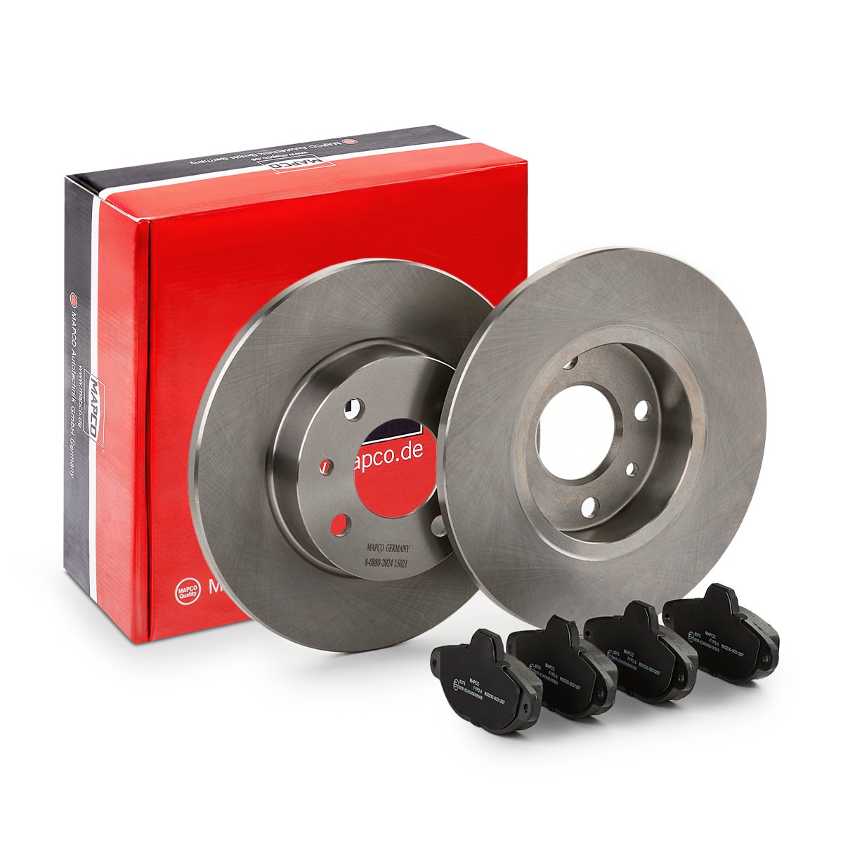 MAPCO Brake discs and pads set Article number: 47011 cheaply