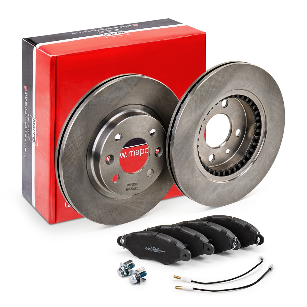 MAPCO Brake discs and pads set Article number: 47156 cheaply