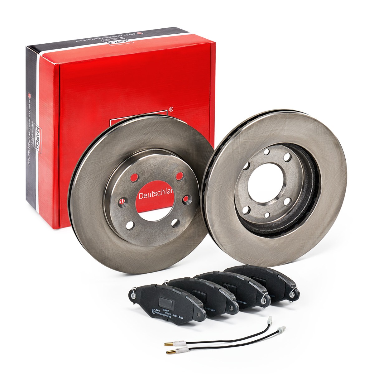 MAPCO Brake discs and pads set Article number: 47161 cheaply